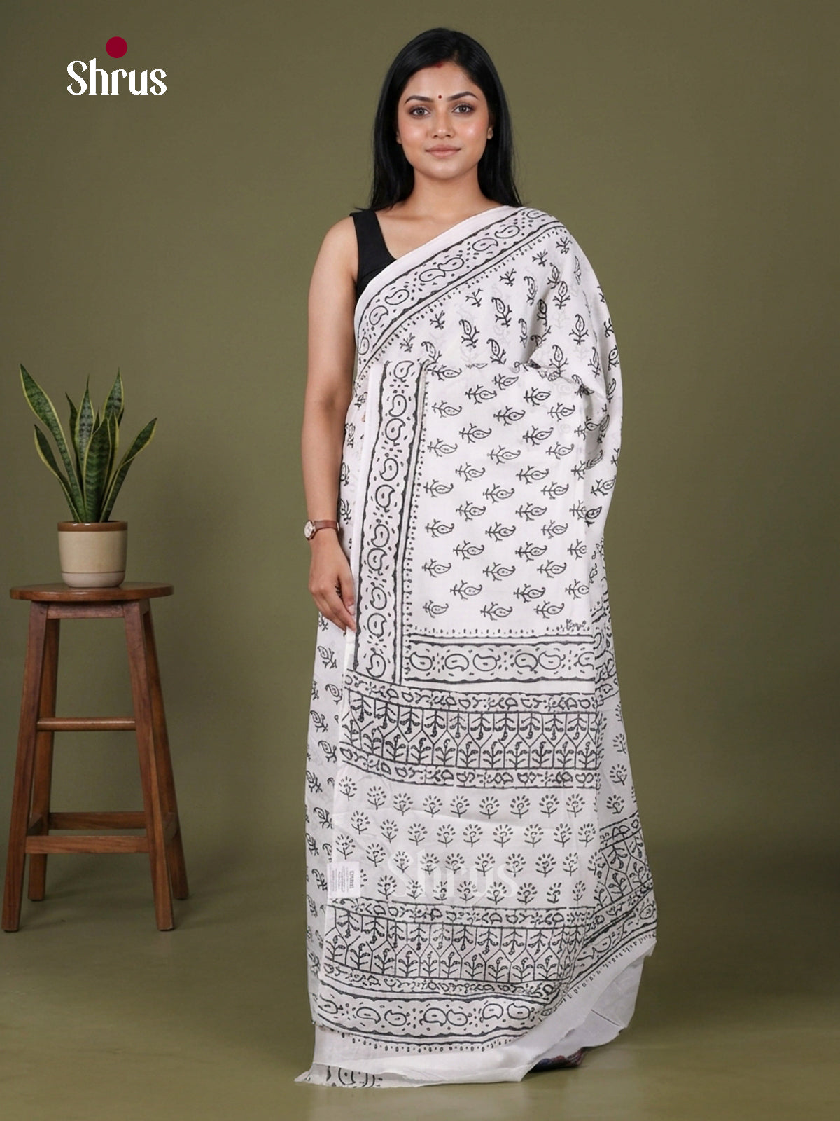 Jaipur cotton Saree - EGS18006
