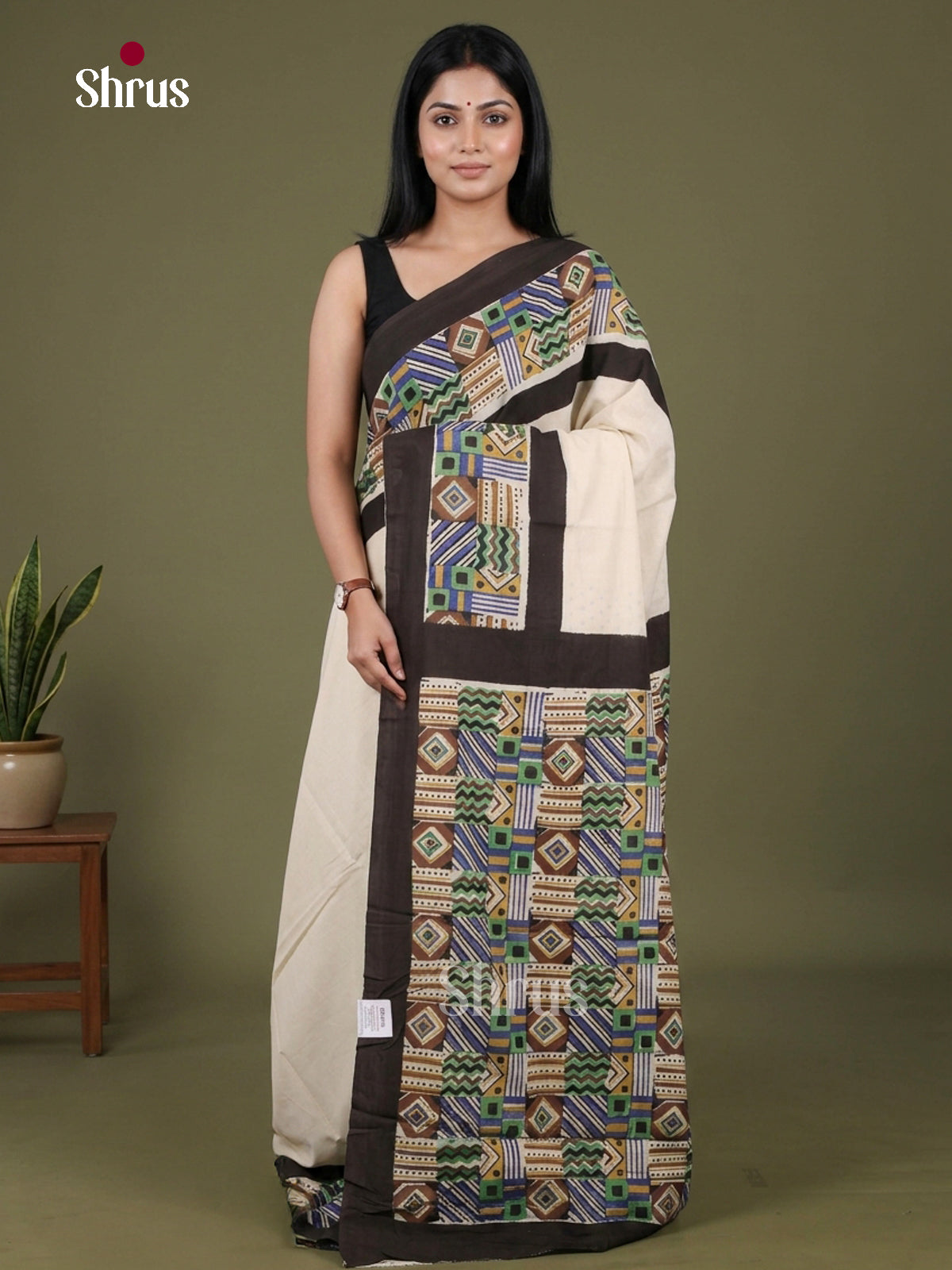 Jaipur cotton Saree - EGS18009
