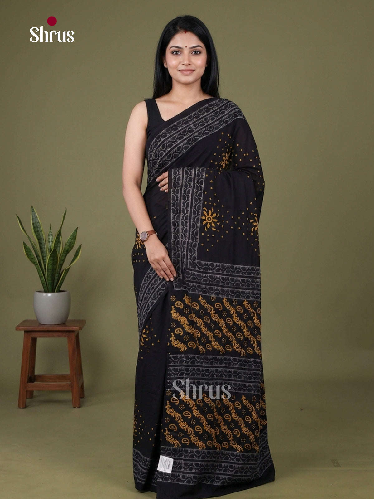 Jaipur cotton Saree - EGS18010