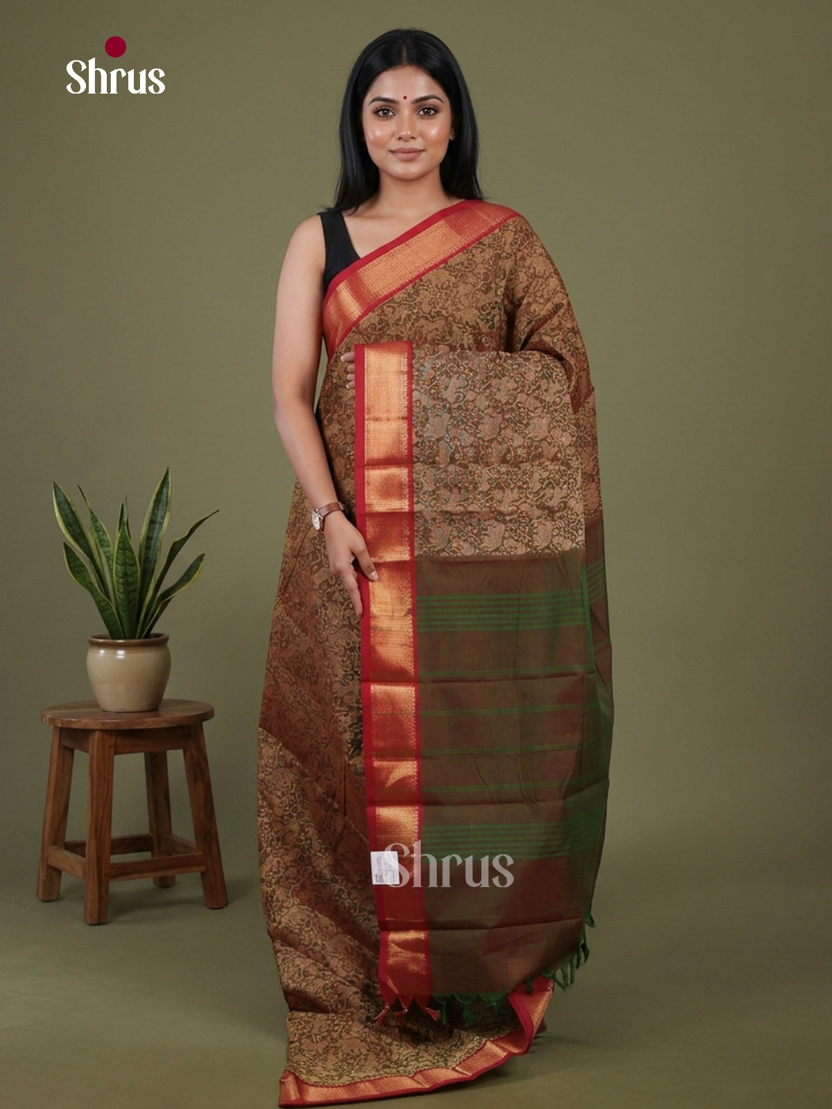 Kanchi Cotton Saree - EGS18017