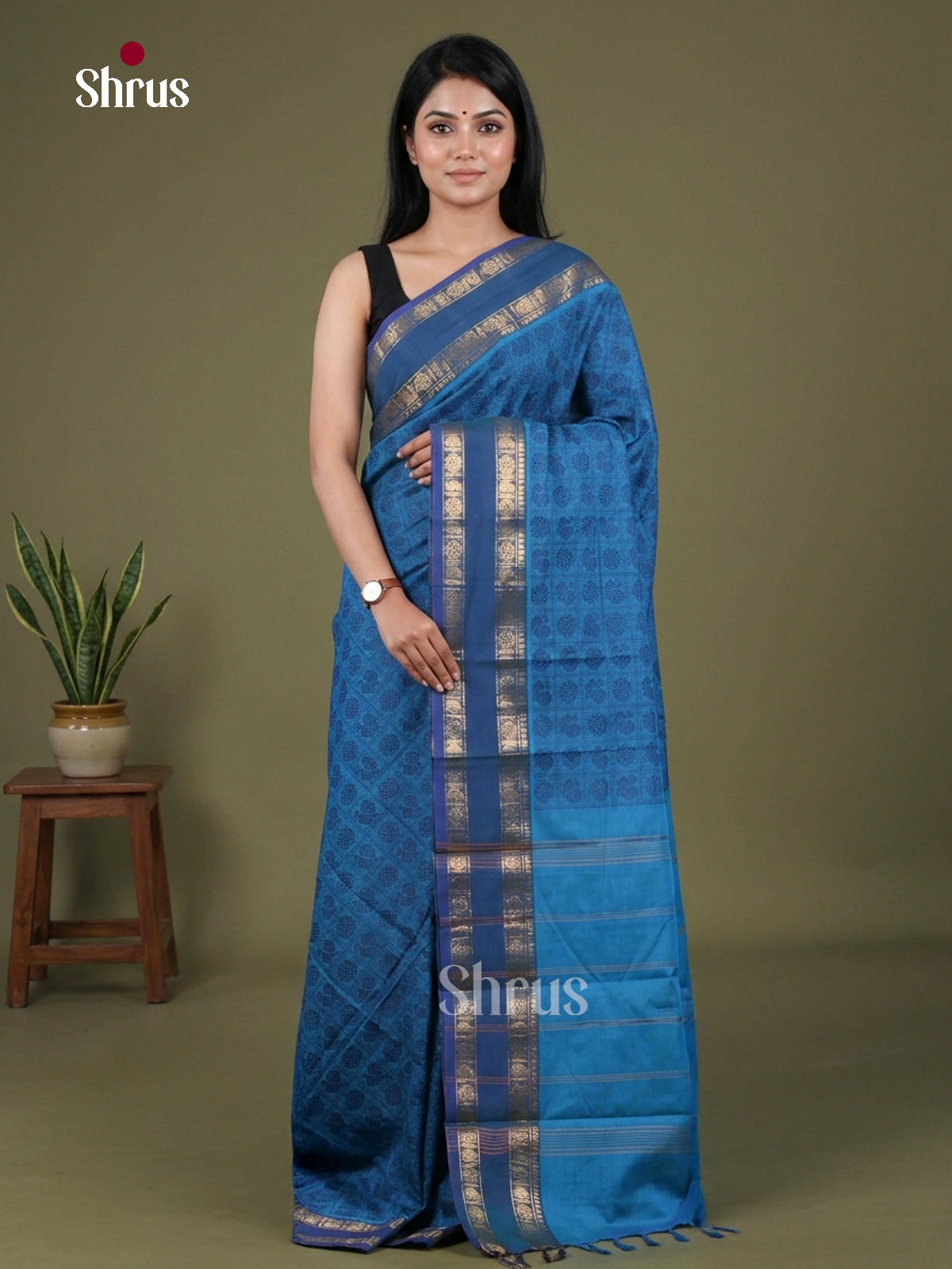 Kanchi Cotton Saree - EGS18020