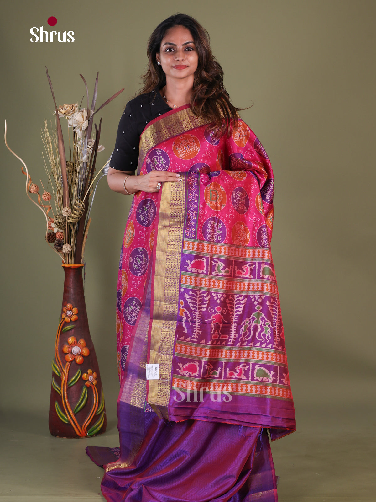Semi Patola Saree - EGS21002