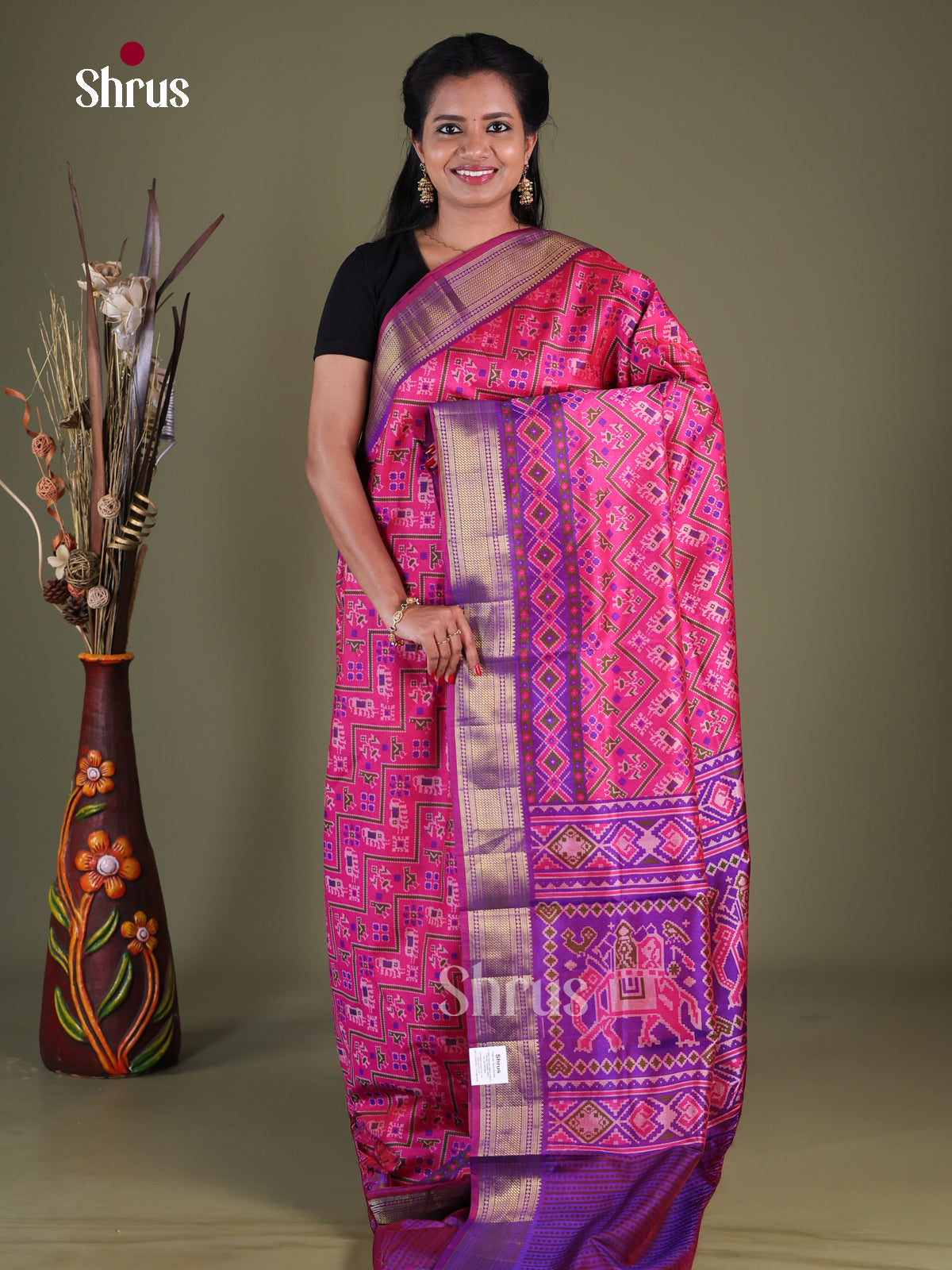 Semi Patola Saree - EGS21003