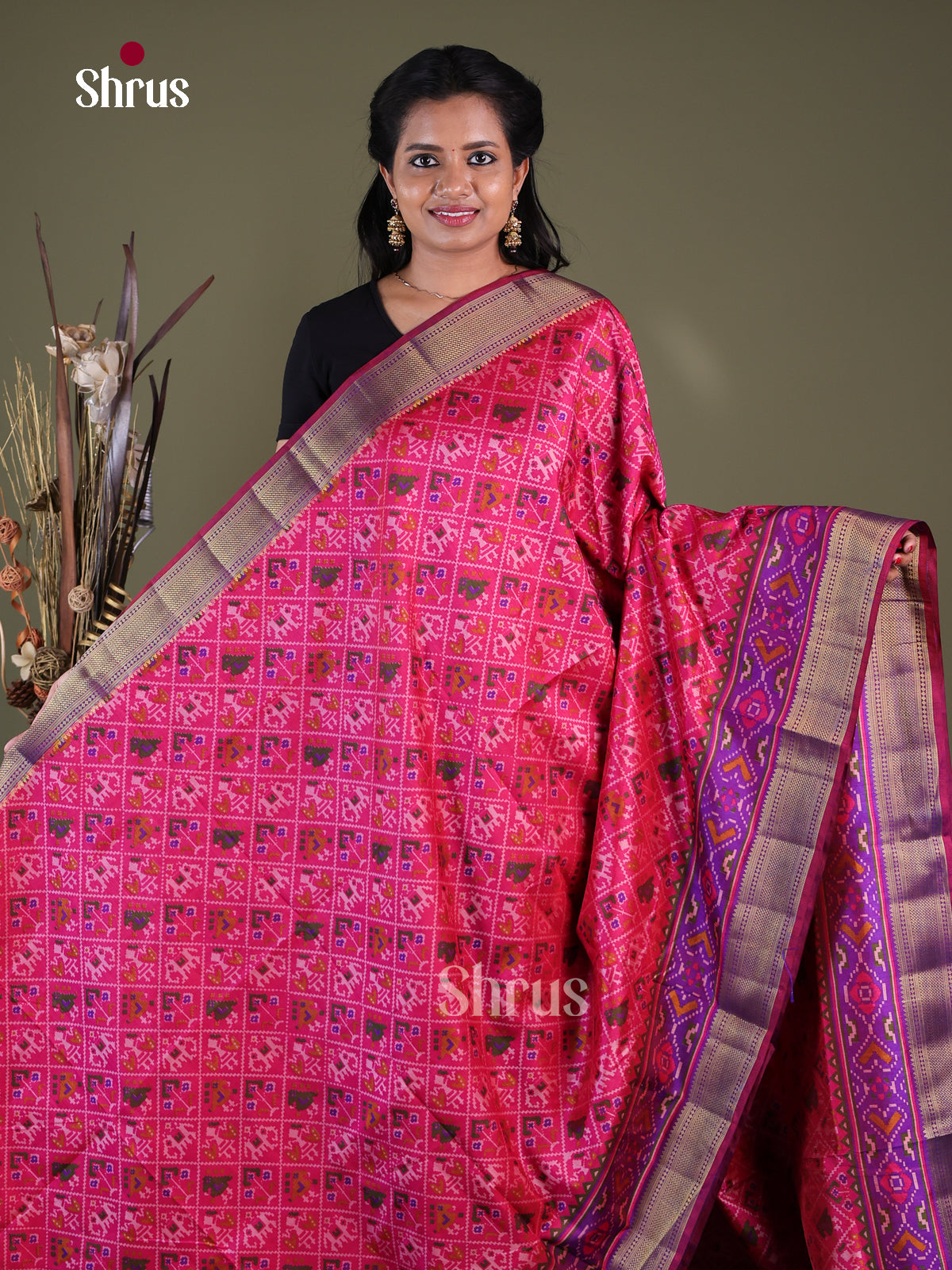 Semi Patola Saree - EGS21012