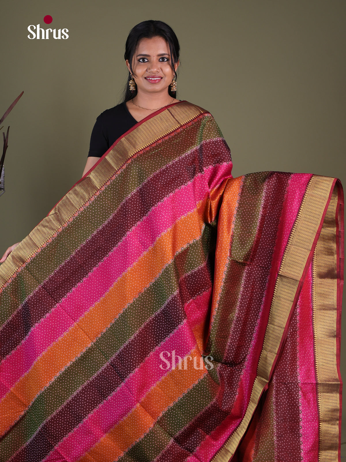 Semi Patola Saree - EGS21031 - Shop on Shrus.com