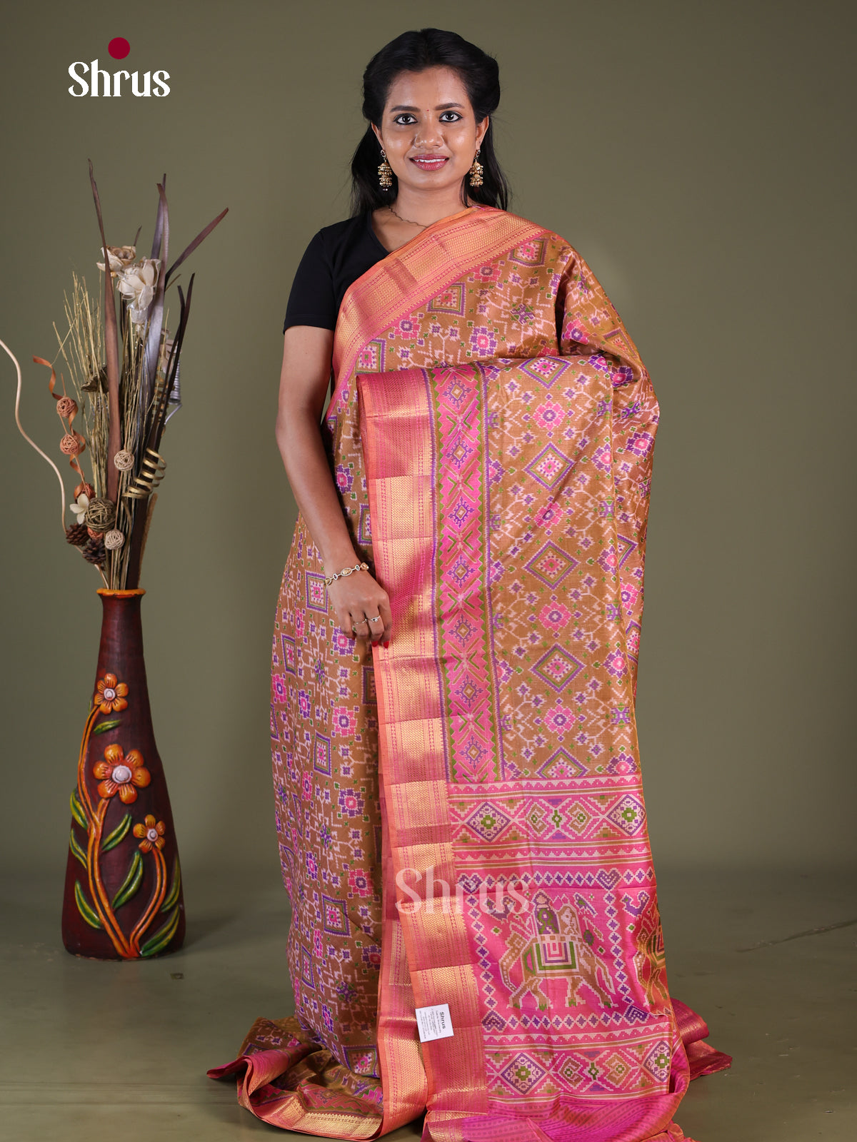Semi Patola Saree - EGS21043