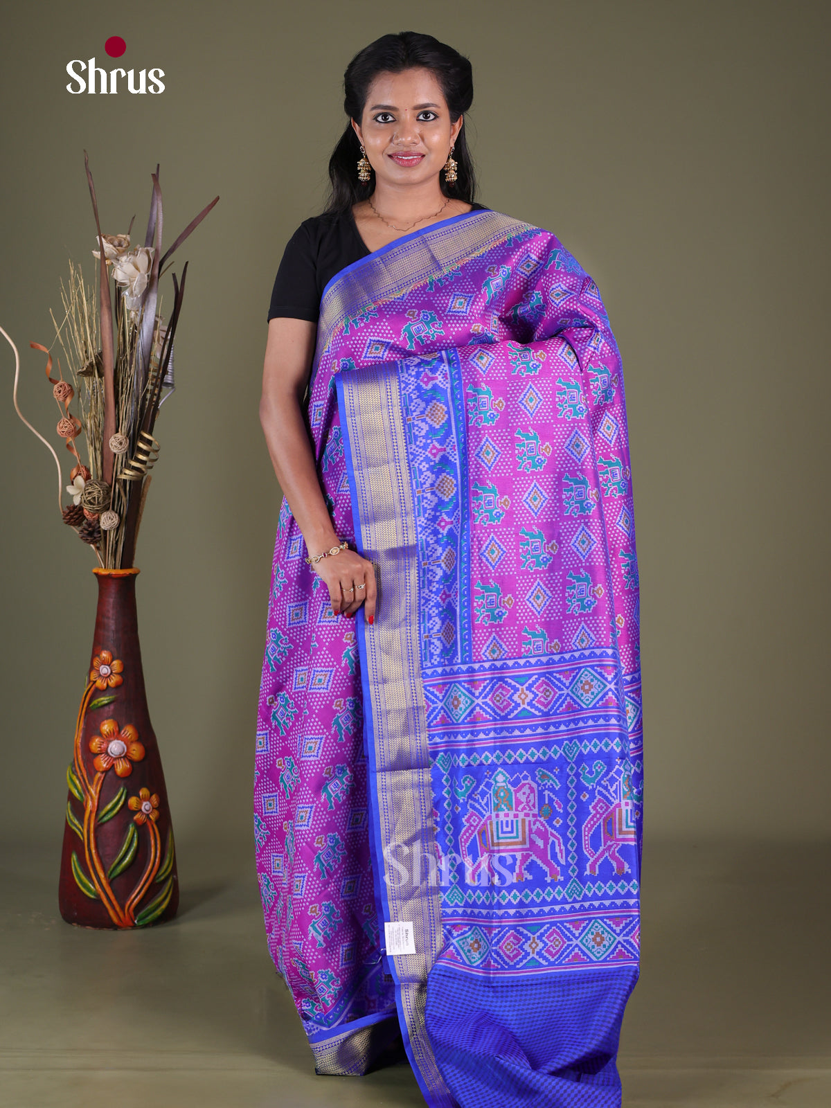 Semi Patola Saree - EGS21073