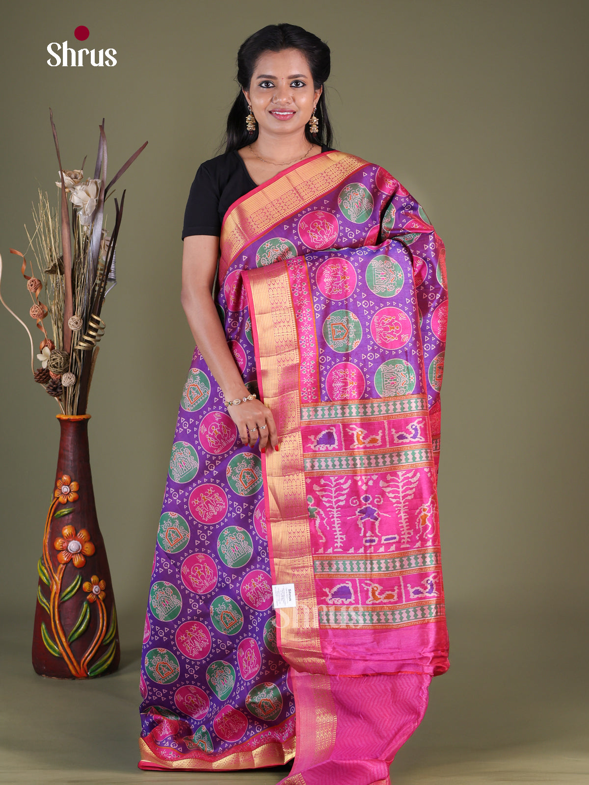 Semi Patola Saree - EGS21081