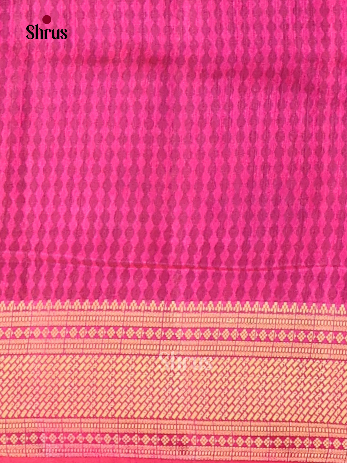 Purple & Pink - Semi Patola Saree