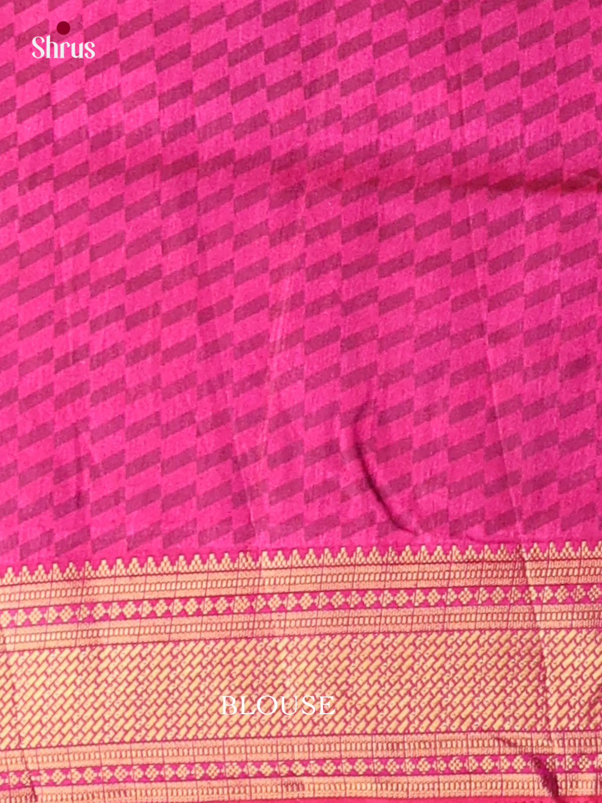 Purple & Pink- Semi Patola Saree