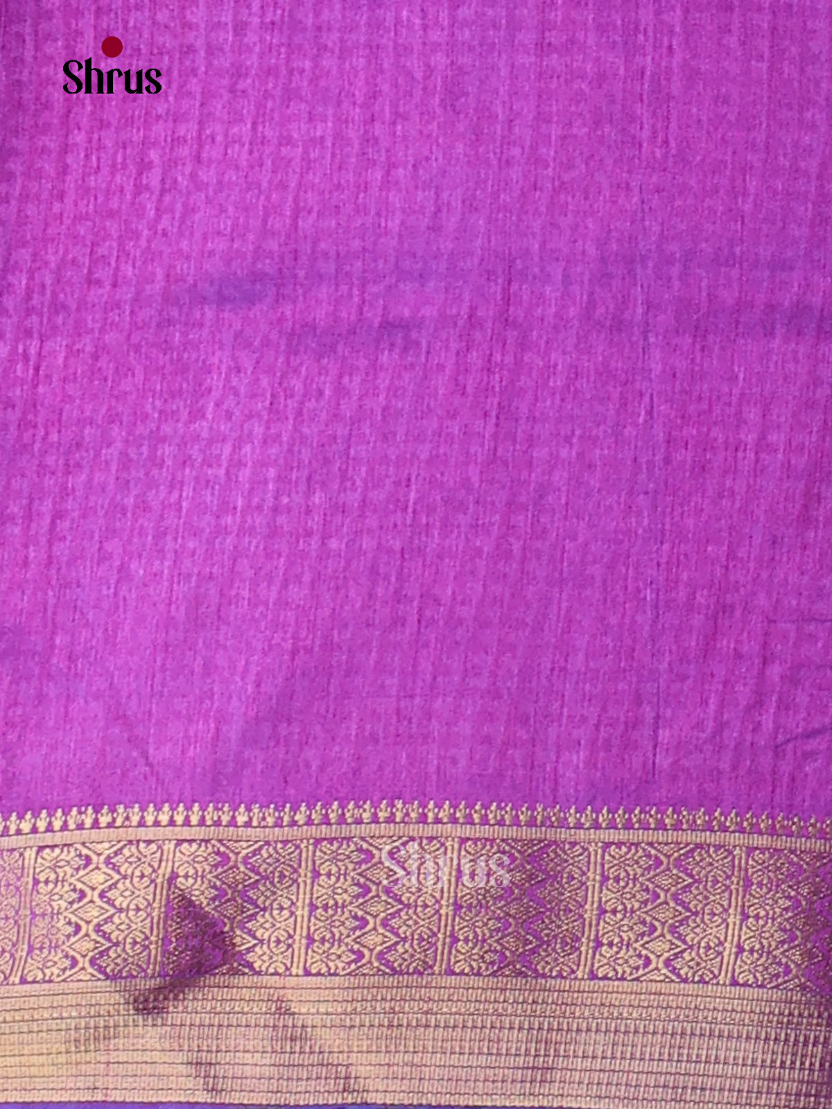 Blue & Purple - Semi Patola Saree