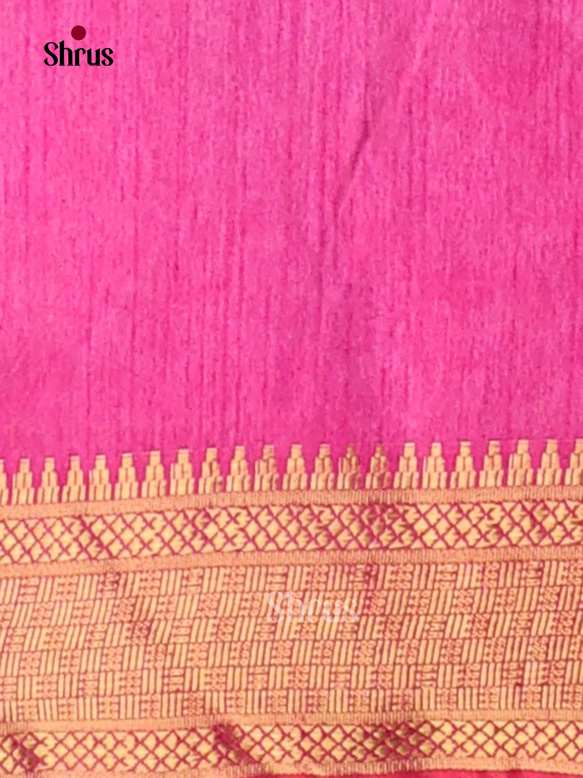 Purple & Pink - Semi Patola Saree