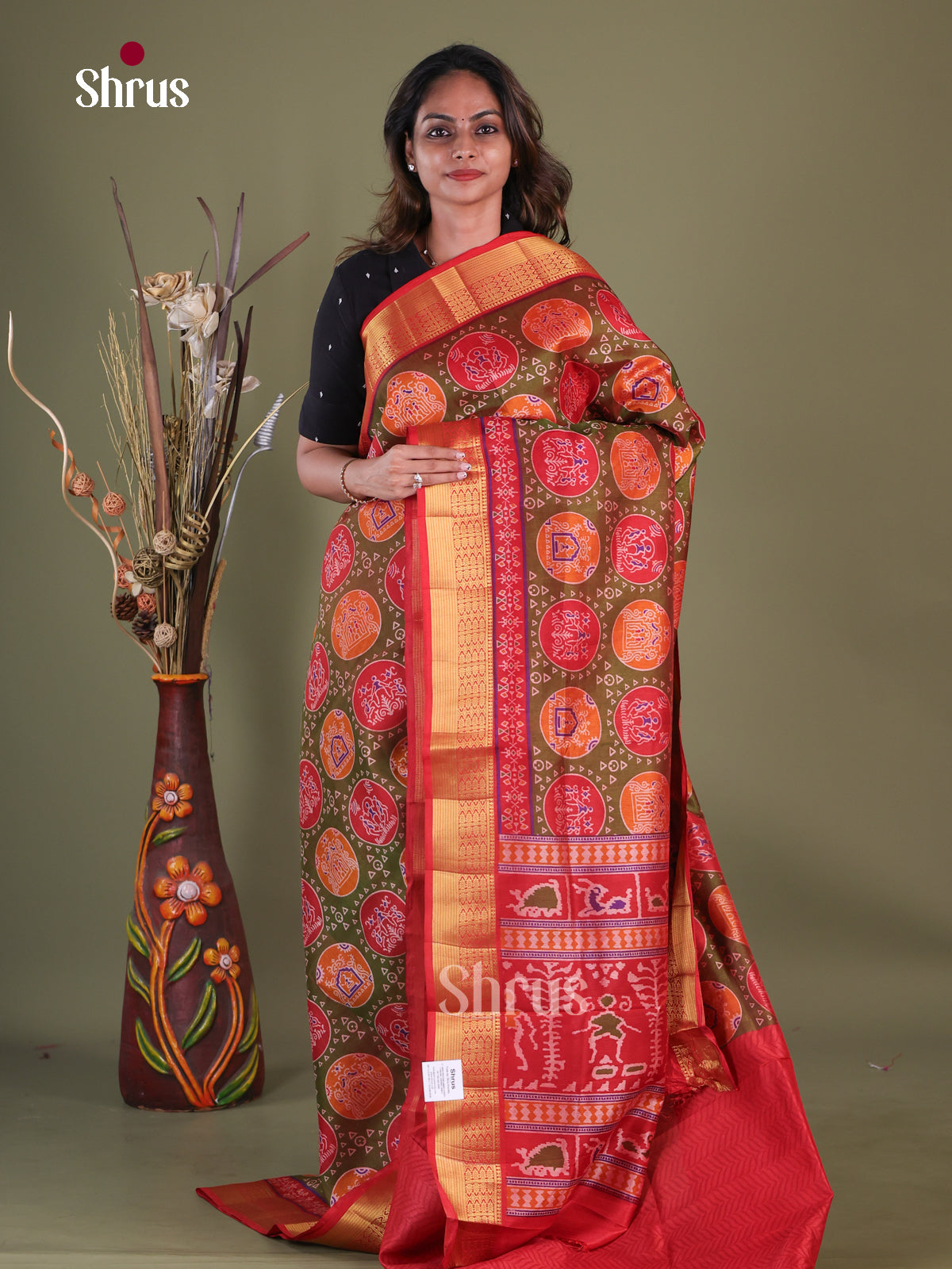 Semi Patola Saree - EGS21121