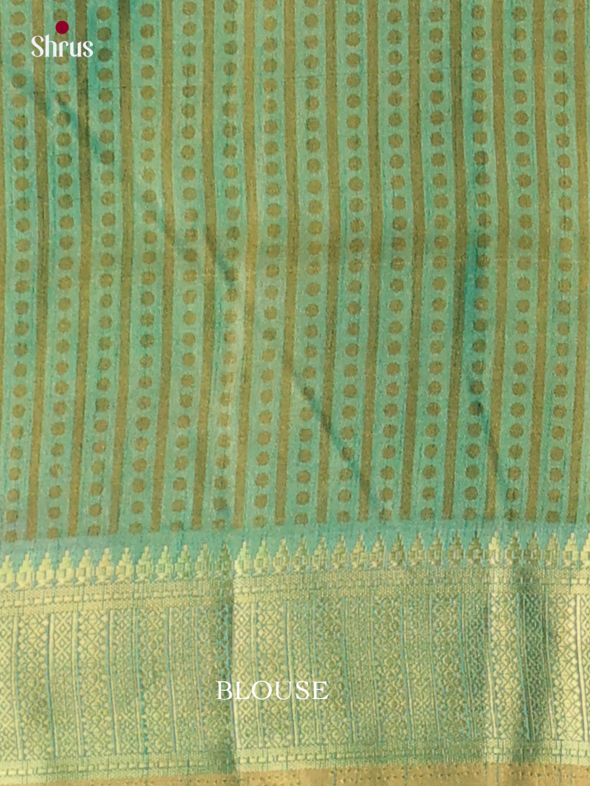 Multicolor & Green - Semi Patola Saree
