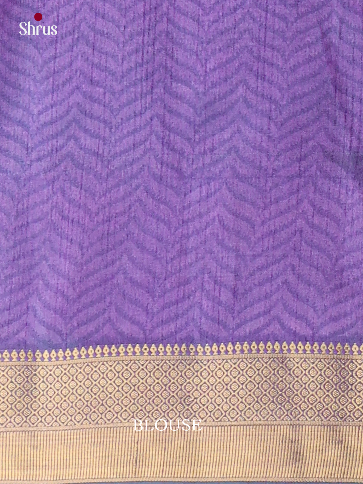 Blue & Purple - Semi Patola Saree