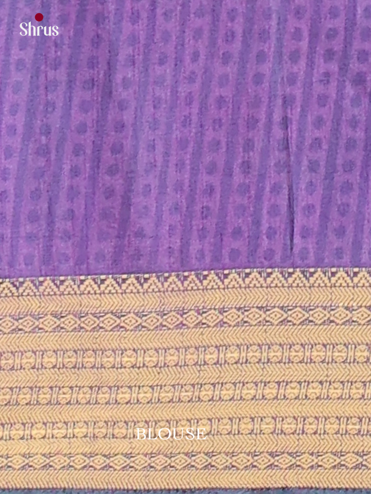 Blue & Purple - Semi Patola Saree