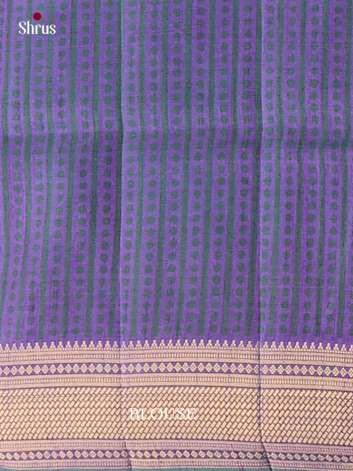 Blue & Purple - Semi Patola Saree