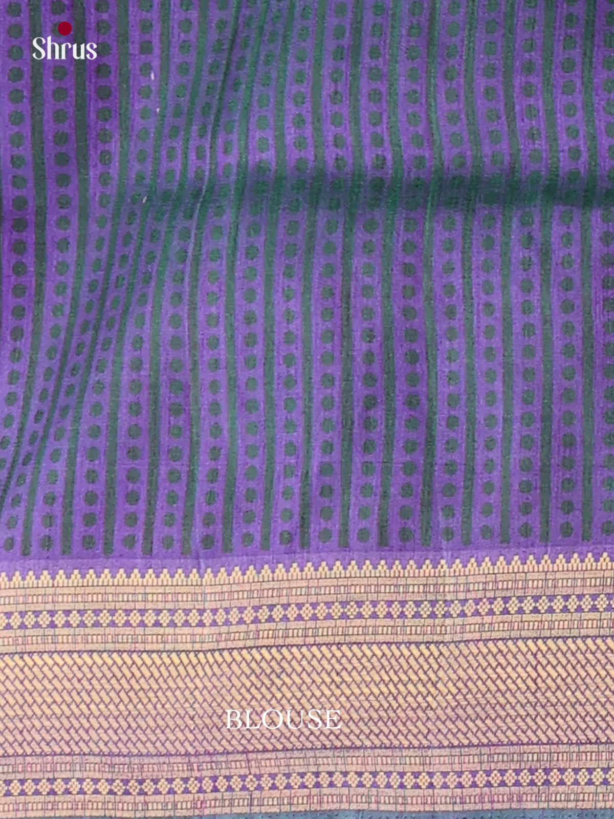 Blue & Purple - Semi Patola Saree
