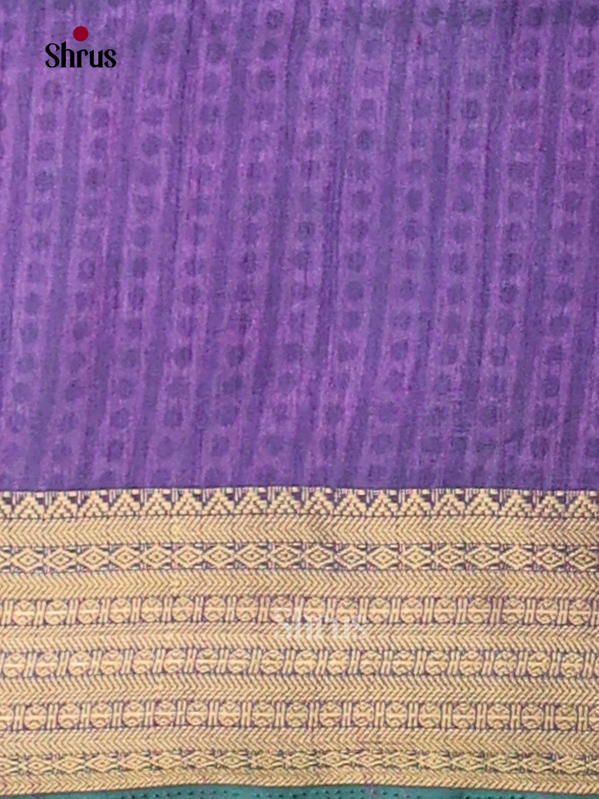 Blue & Purple - Semi Patola Saree