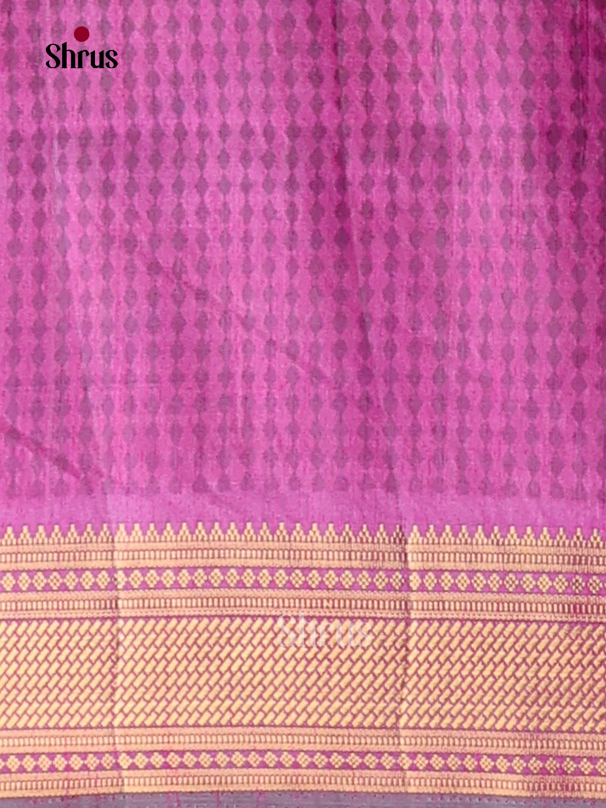 Blue & Purple - Semi Patola Saree