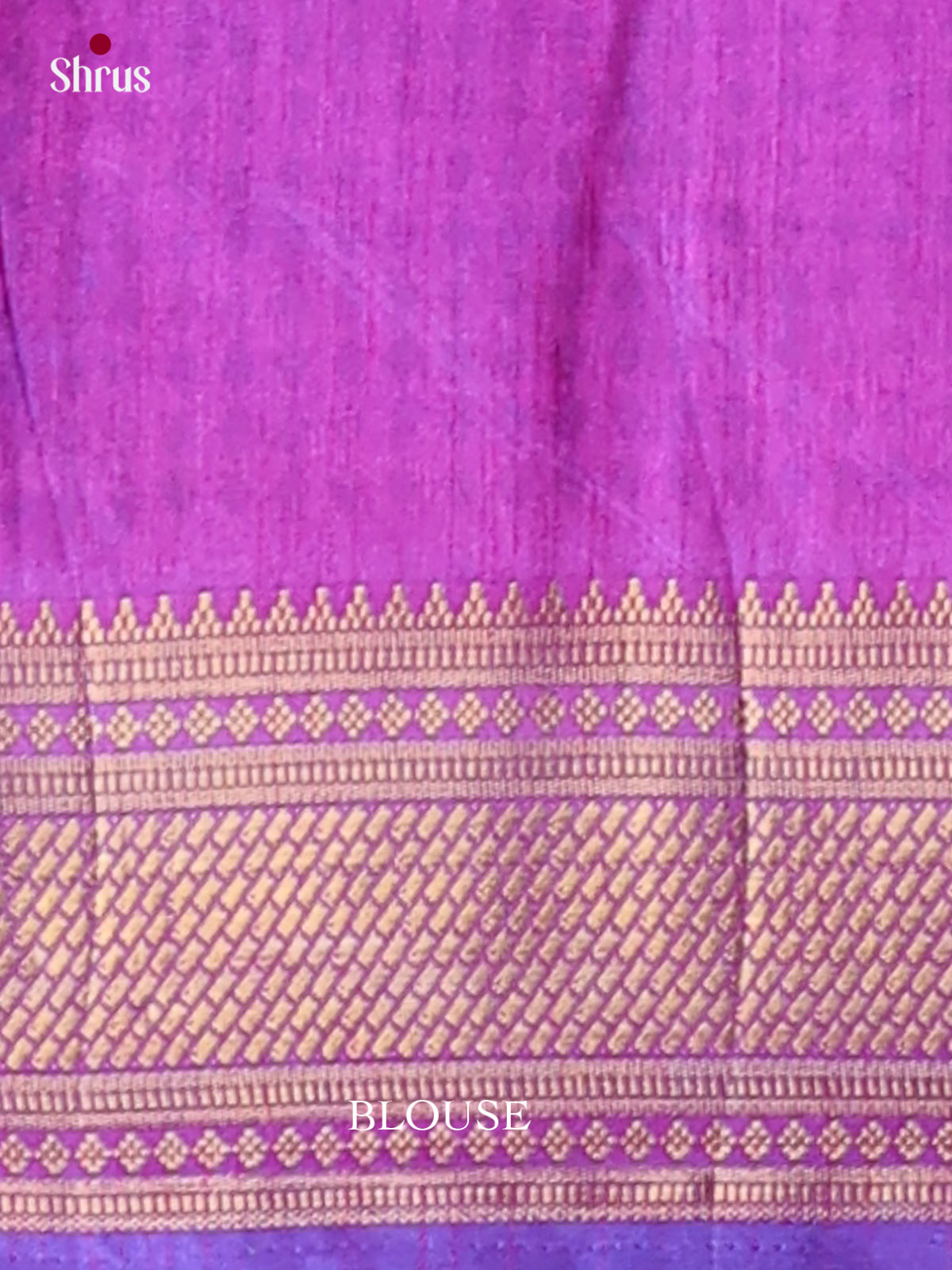 Blue & Purple - Semi Patola Saree