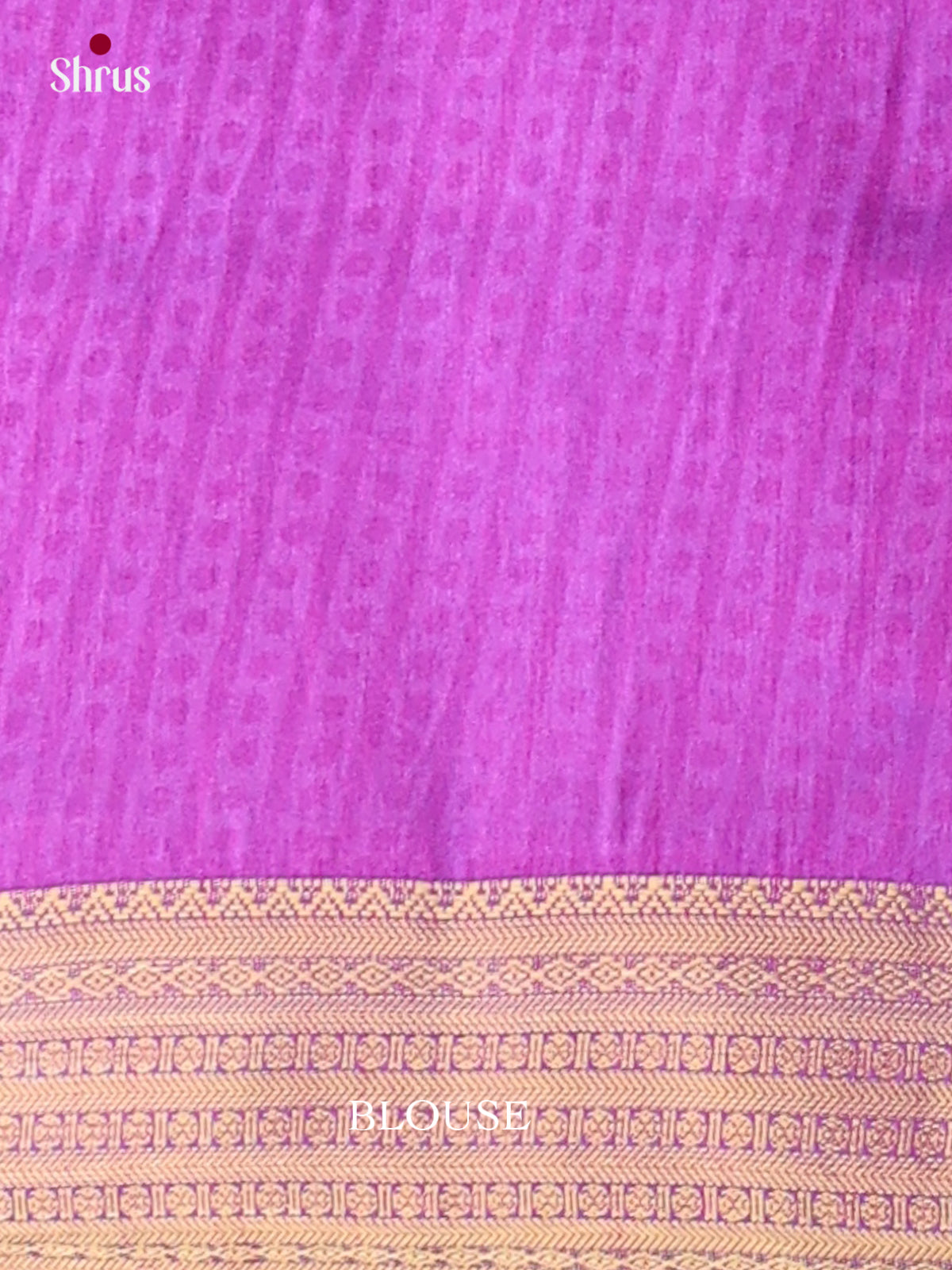 Blue & Purple - Semi Patola Saree
