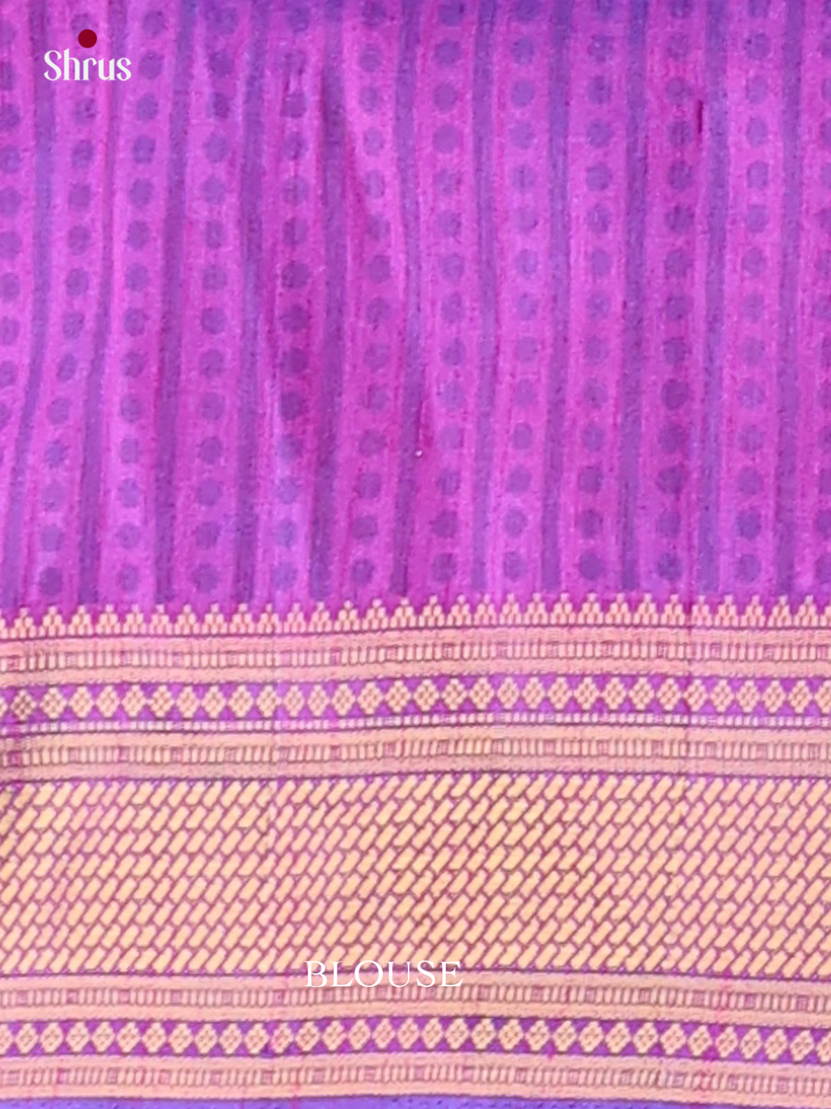 Blue & Purple- Semi Patola Saree