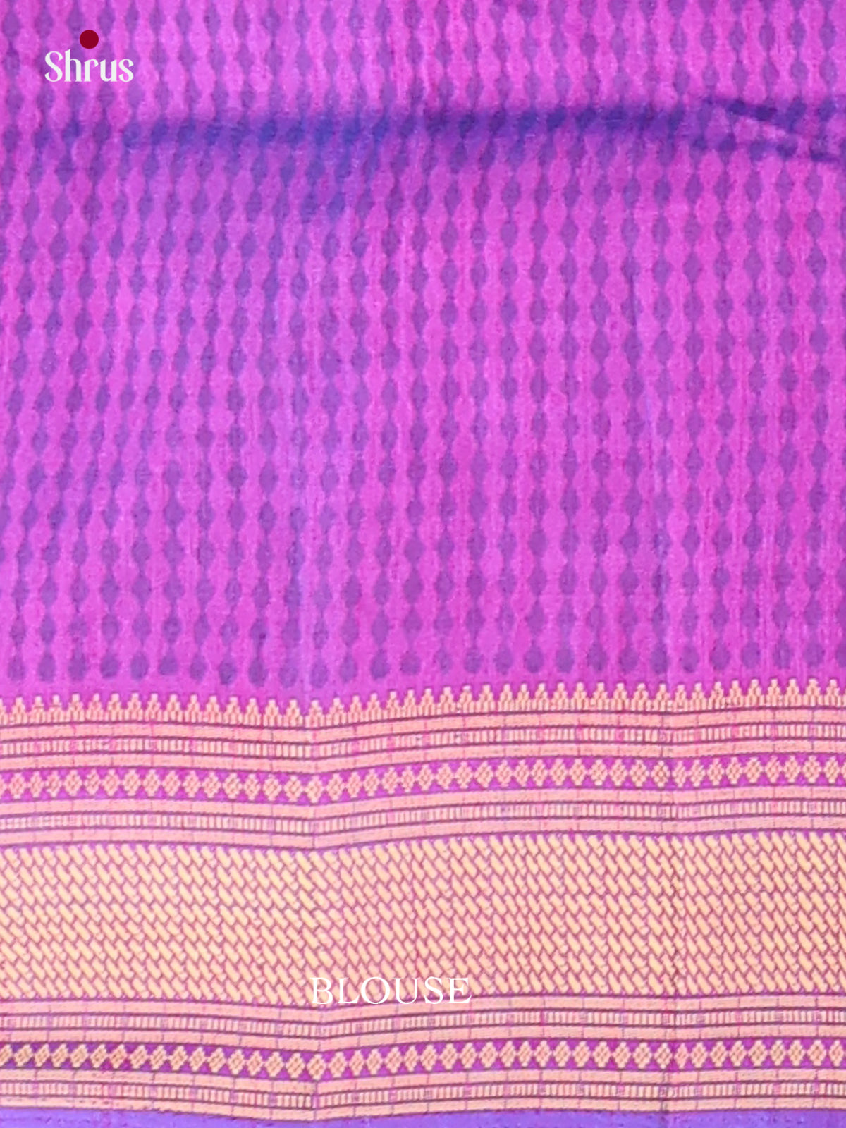 Blue & Purple - Semi Patola Saree