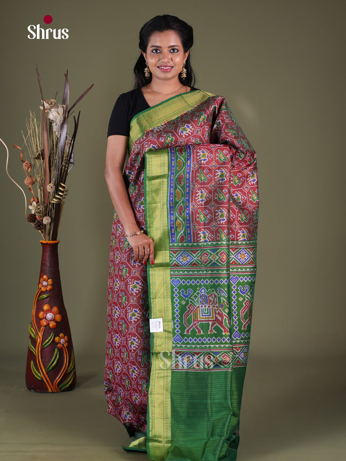 Semi Patola Saree - EGS21211