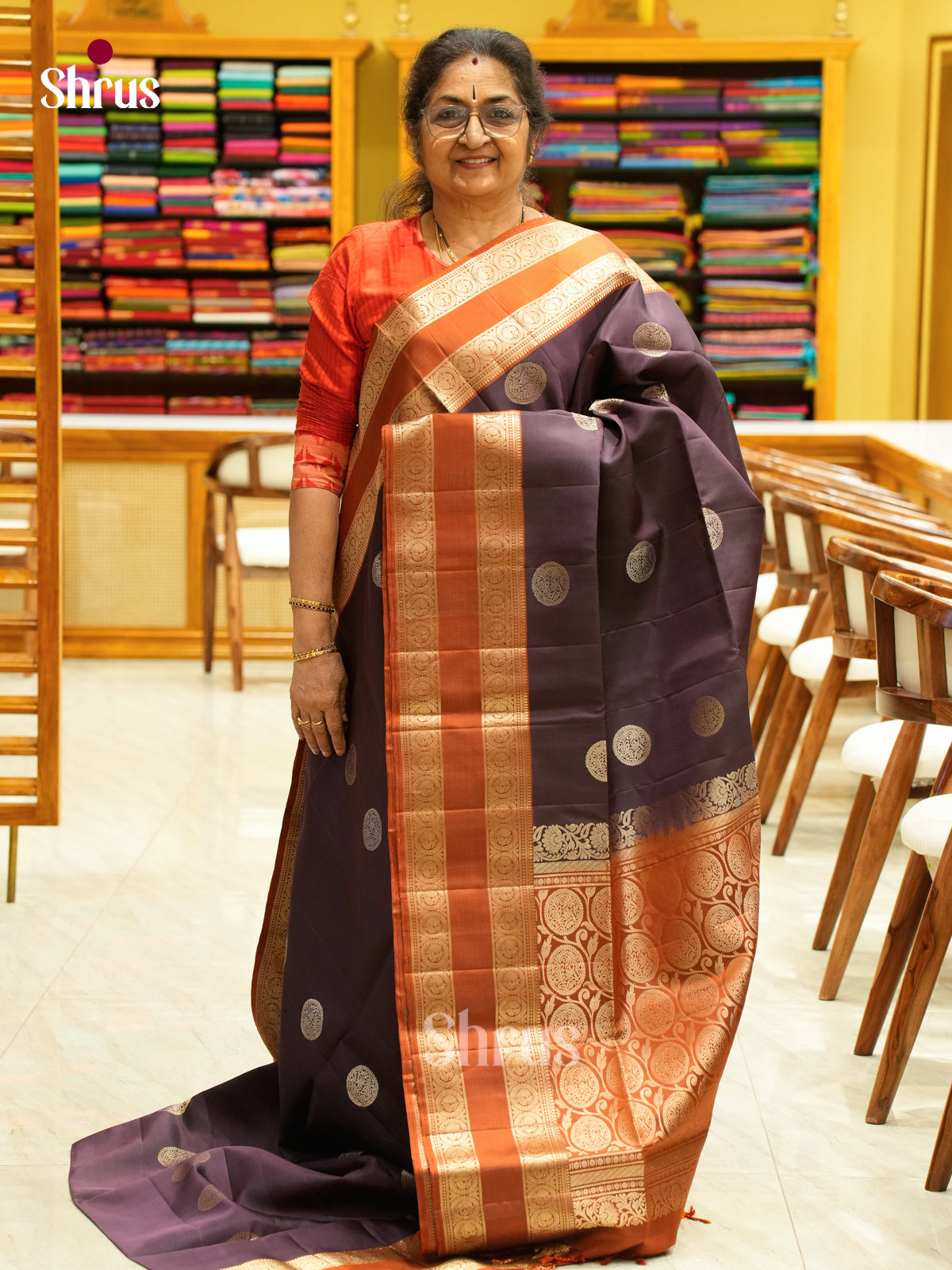 Soft Silk Saree - EGS27022 - Shop on Shrus.com