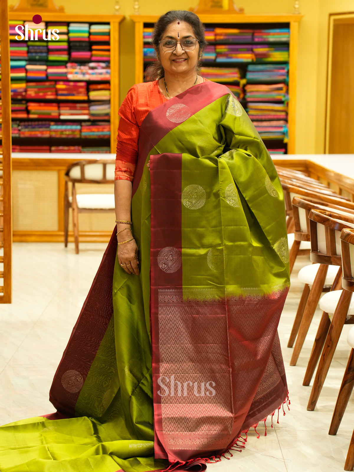Softsilk-halfpure Saree - EGS27030 - Shop on Shrus.com