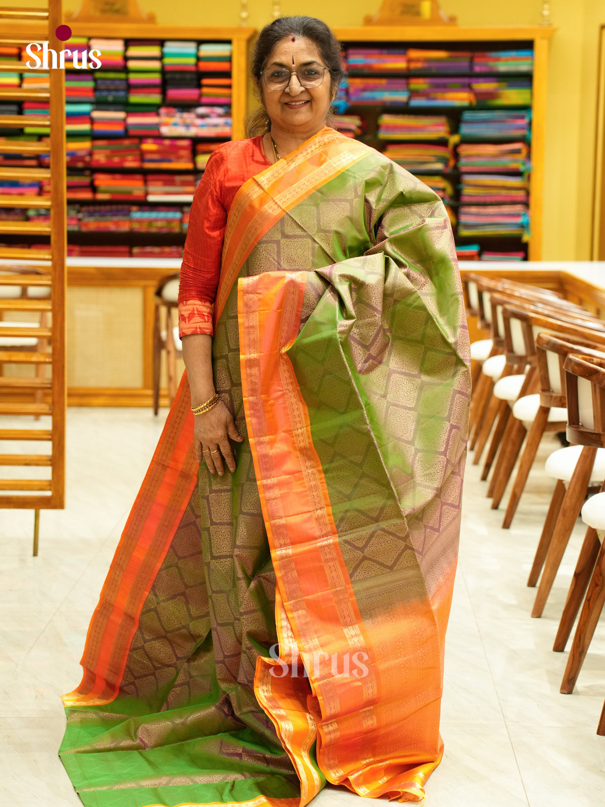 Soft Silk Saree - EGS27033 - Shop on Shrus.com
