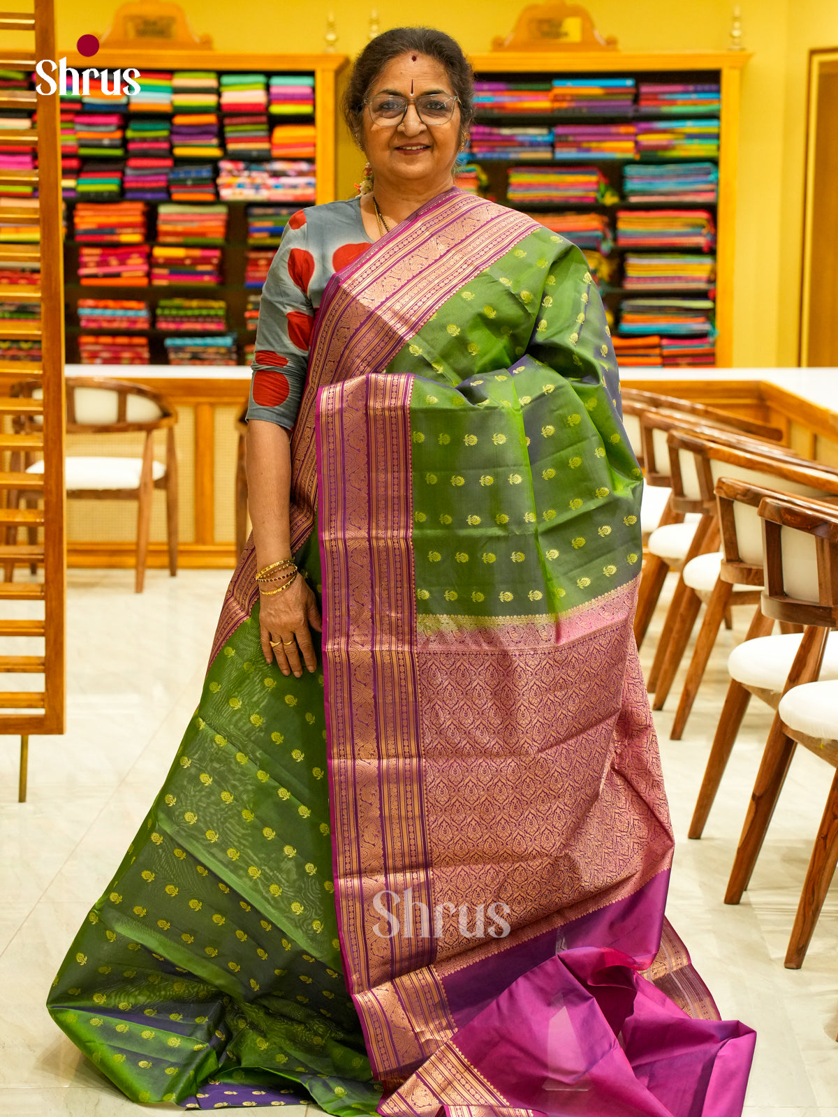 Kanchipuram-halfpure Saree - EH01068