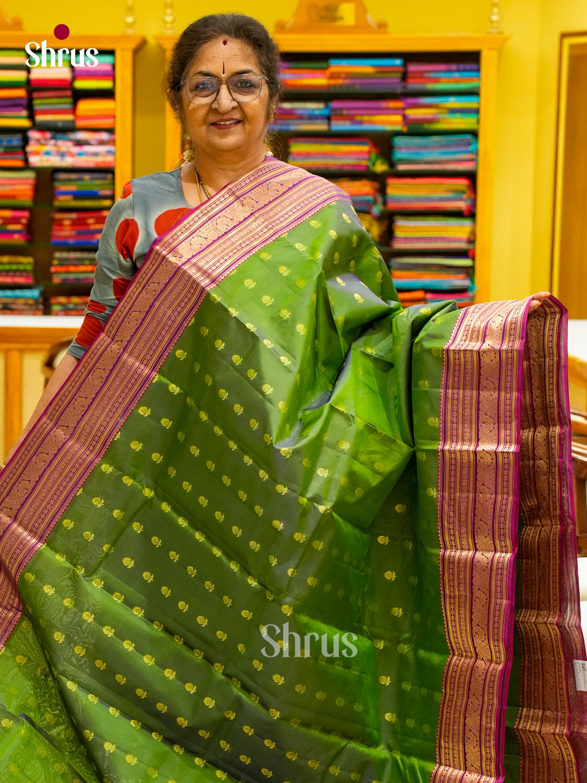 Kanchipuram-halfpure Saree - EH01068