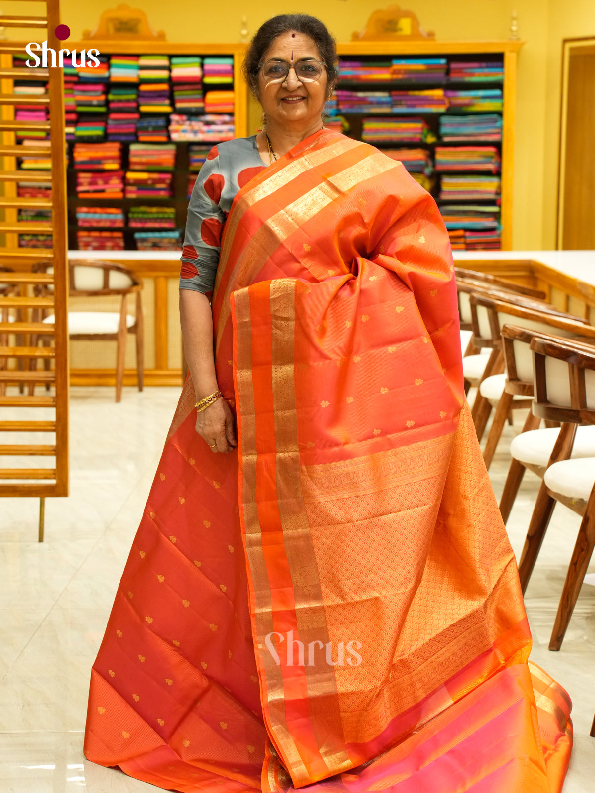 Kanchipuram-halfpure Saree - EH01076