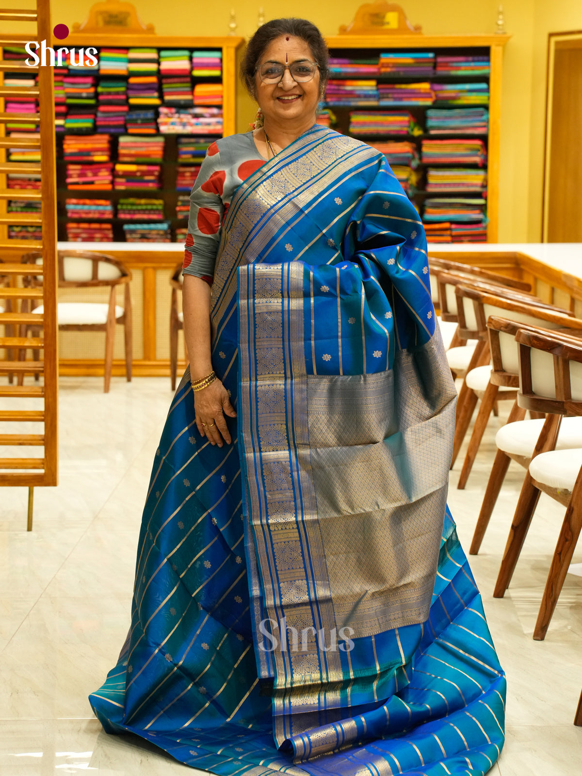 Kanchipuram-halfpure Saree - EH01080