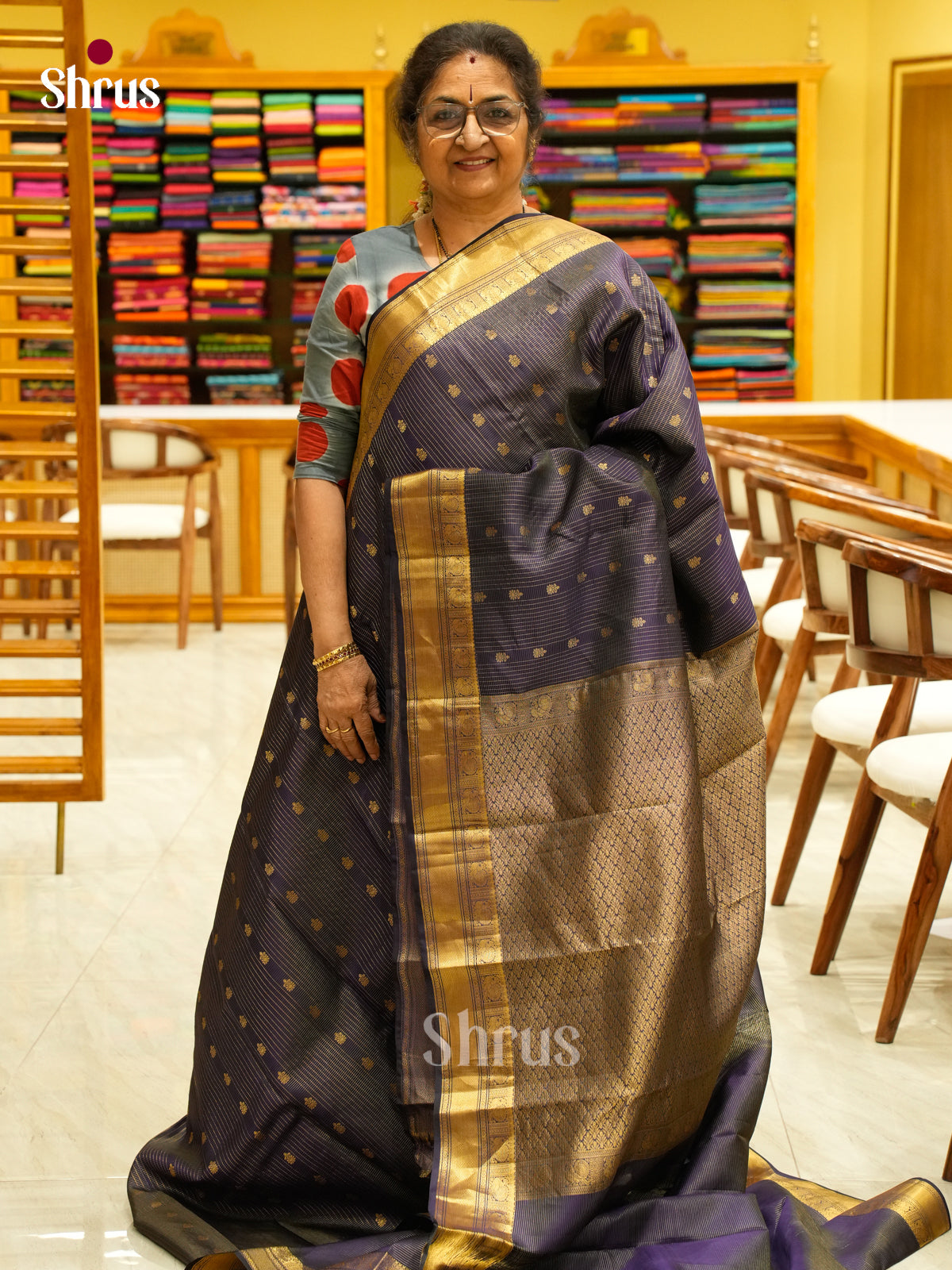 Kanchipuram-halfpure Saree - EH01083