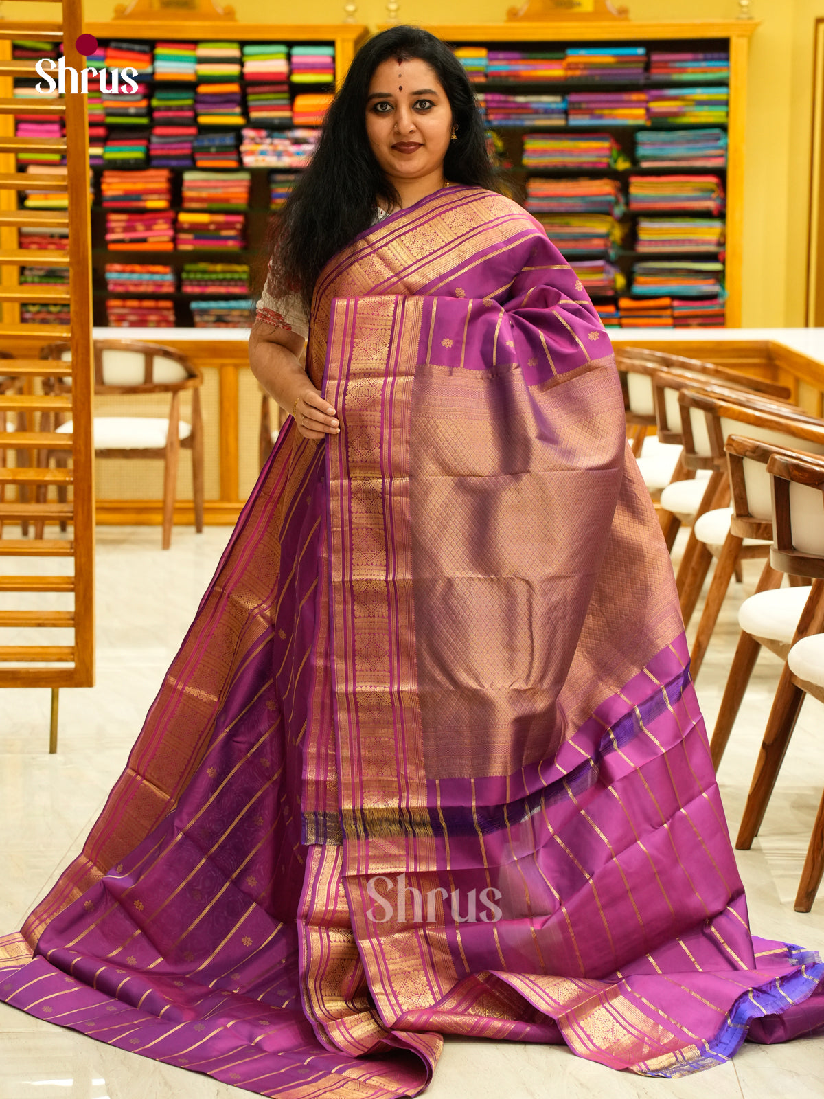 Kanchipuram-halfpure Saree - EH01084