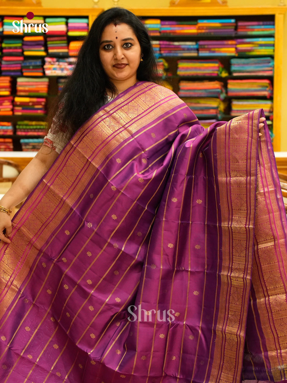 Kanchipuram-halfpure Saree - EH01084