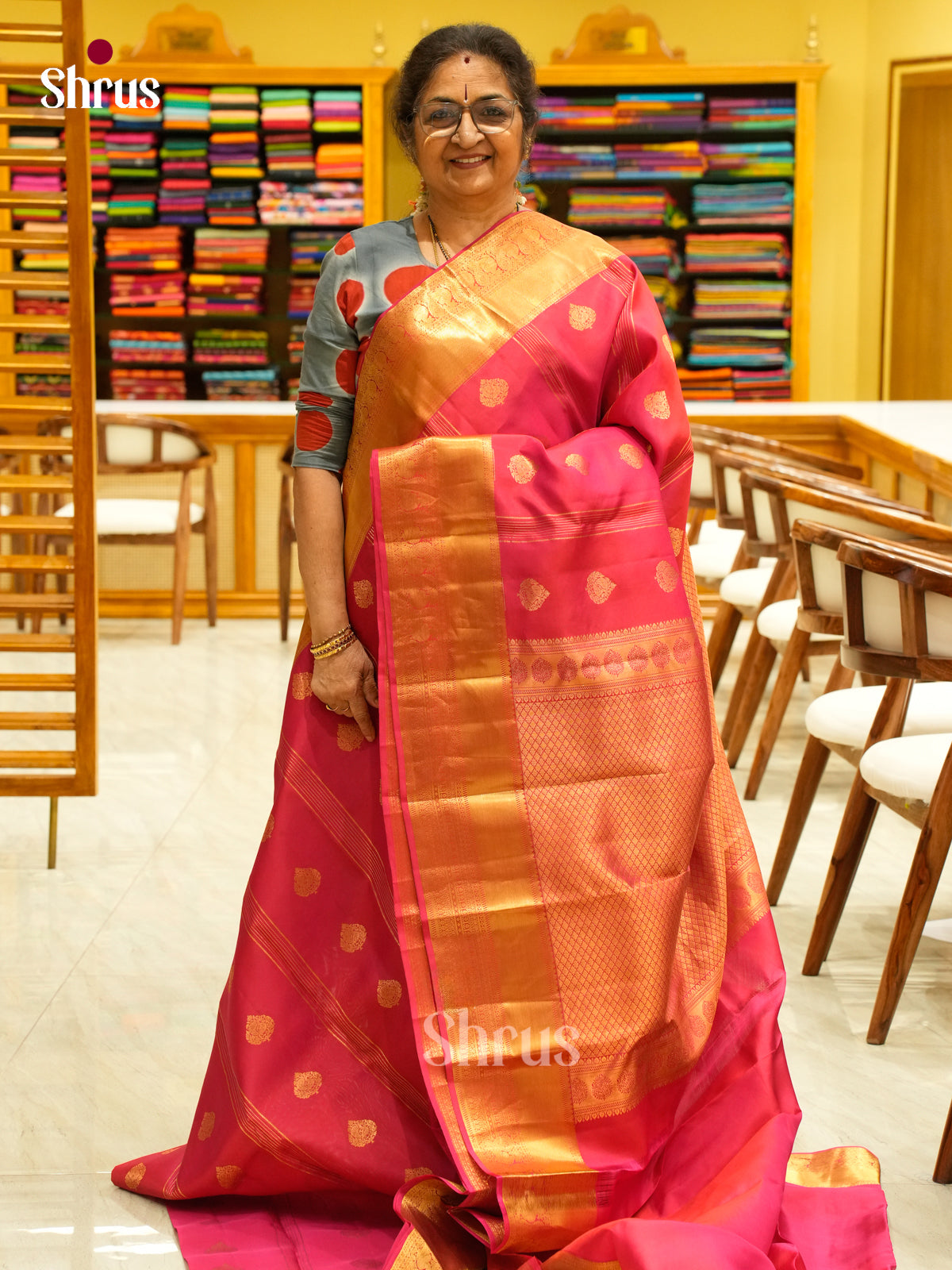 Kanchipuram-halfpure Saree - EH01090