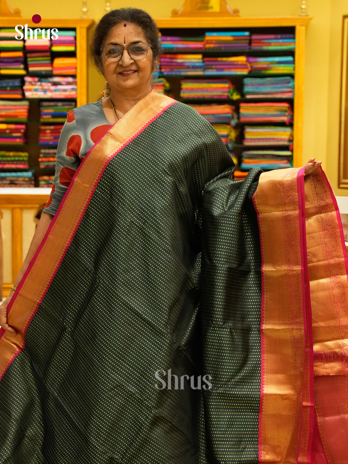 Kanchipuram-halfpure Saree - EH01094