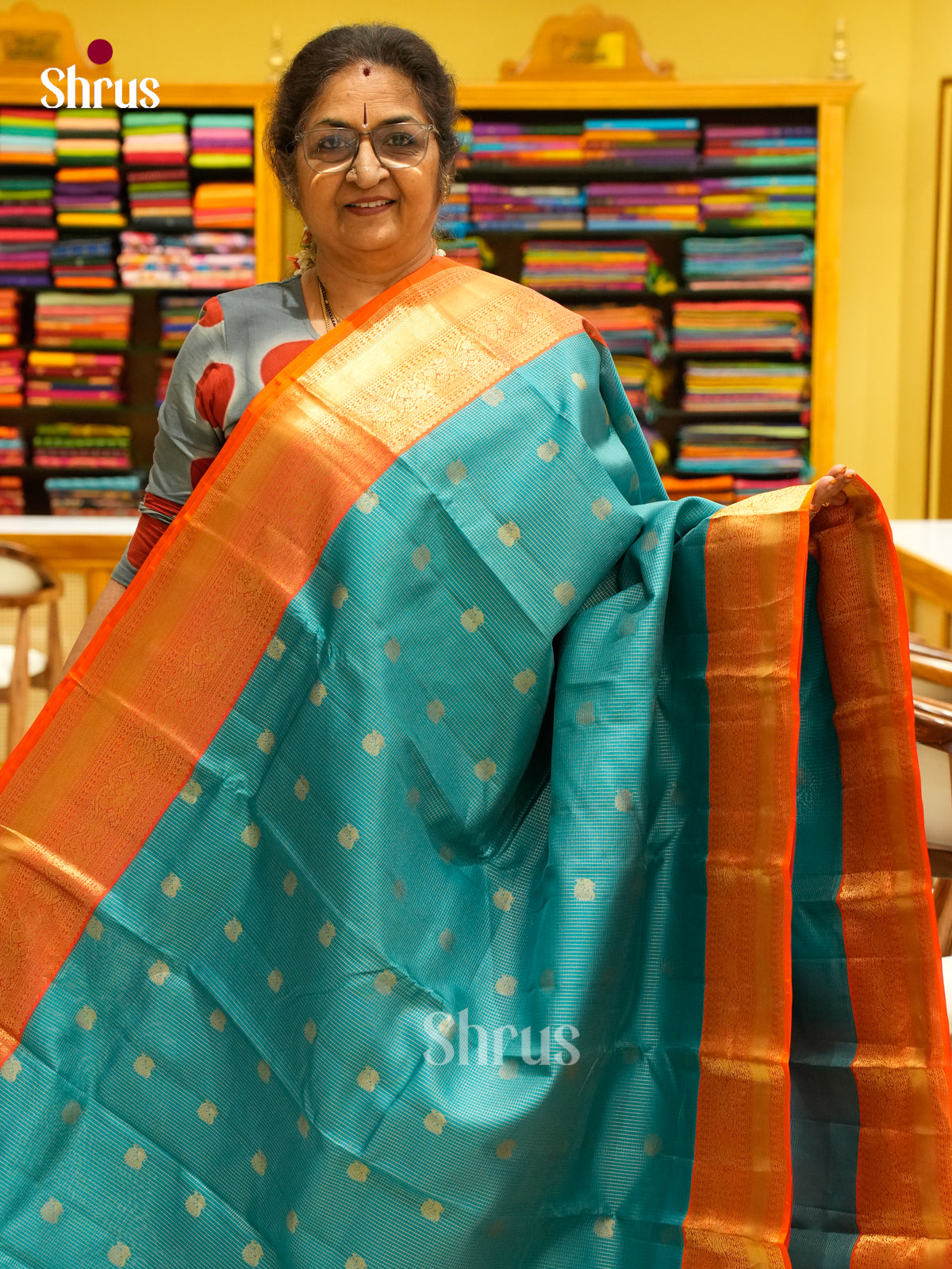 Kanchipuram-halfpure Saree - EH01098