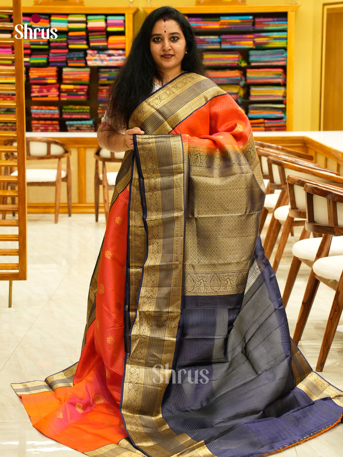 Kanchipuram-halfpure Saree - EH01099