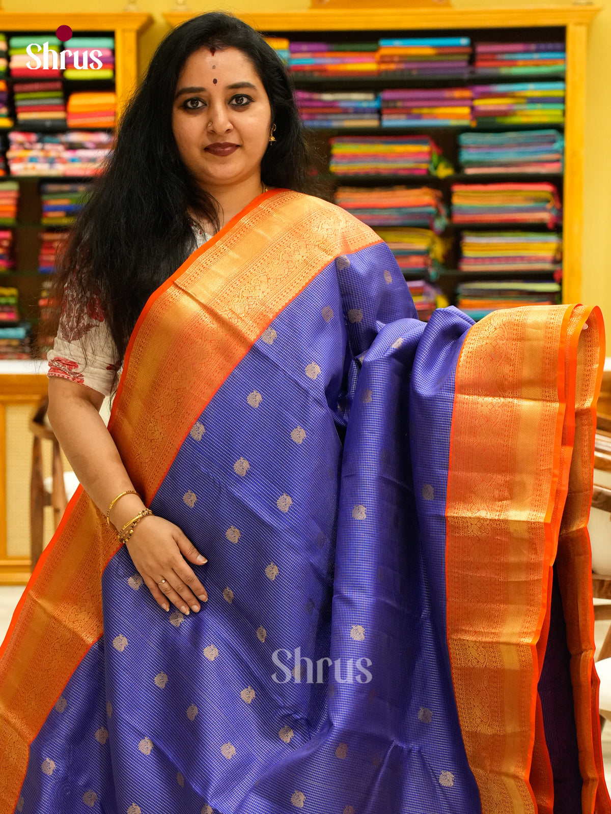 Kanchipuram-halfpure Saree - EH01101