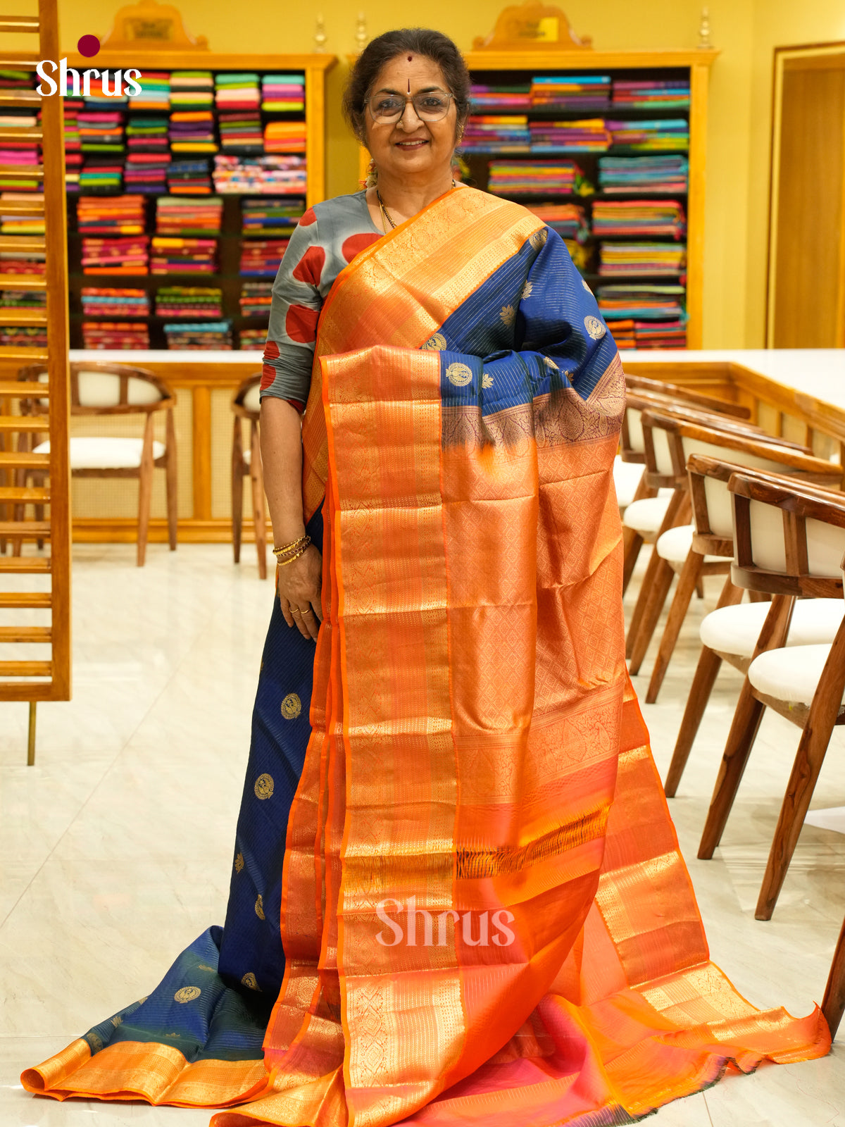 Kanchipuram-halfpure Saree - EH01103