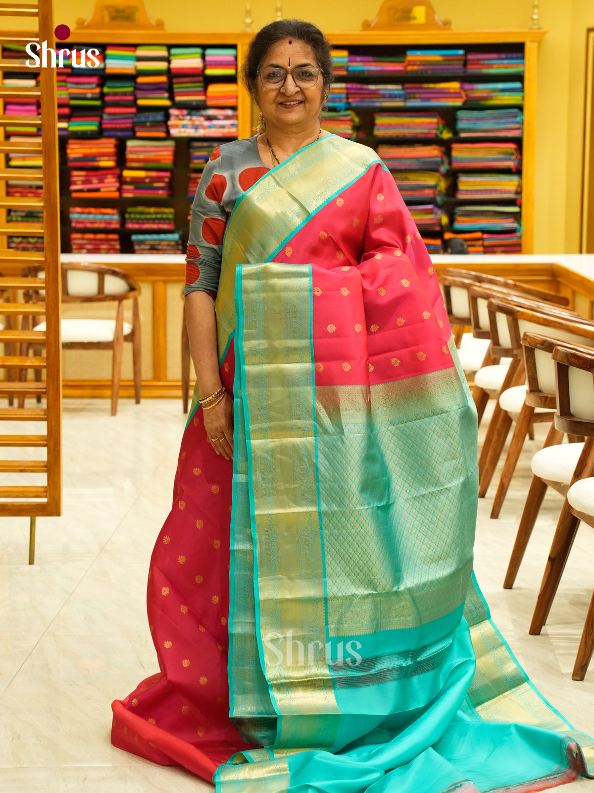 Kanchipuram-halfpure Saree - EH01109