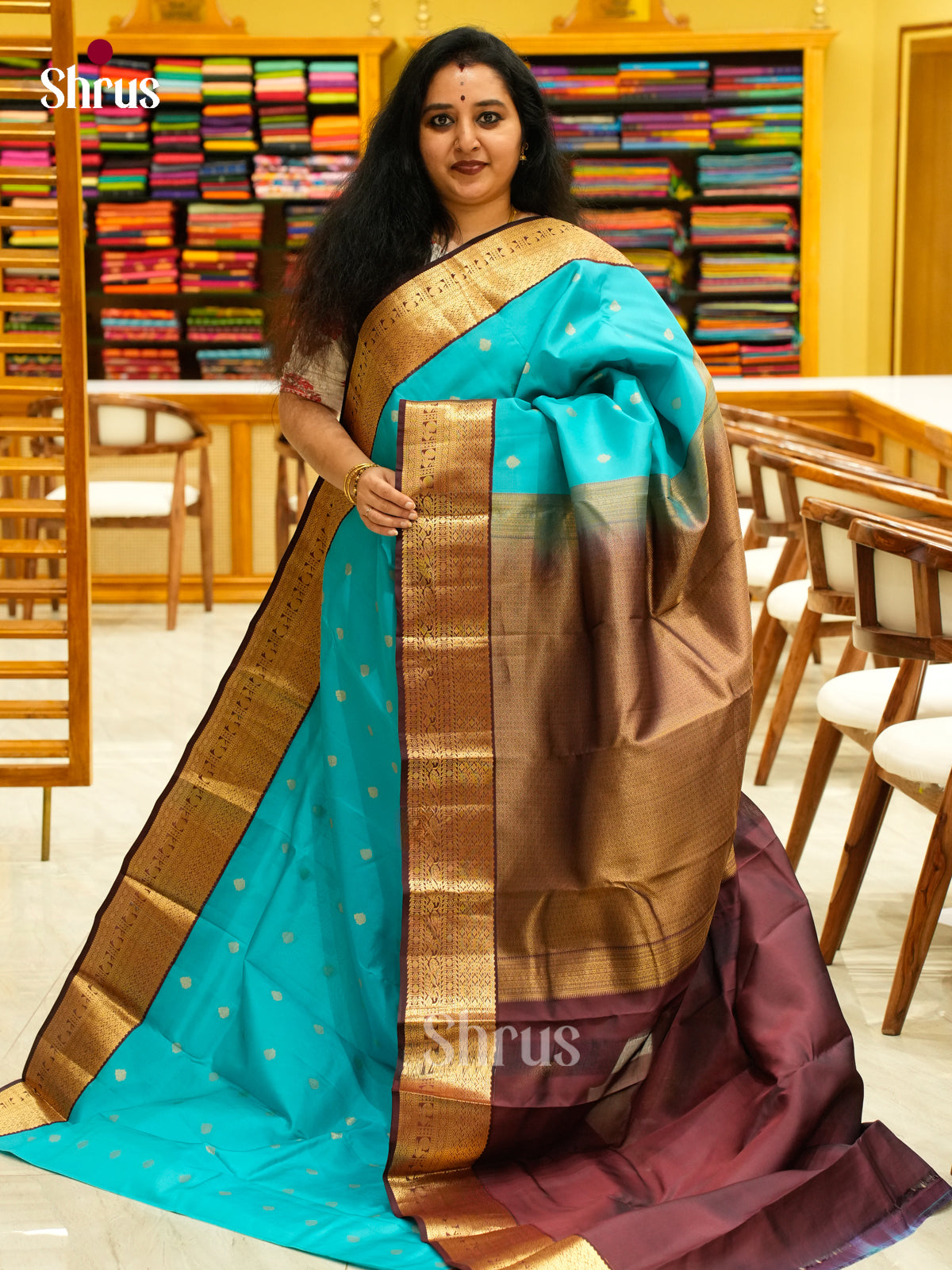 Kanchipuram-halfpure Saree - EH01110