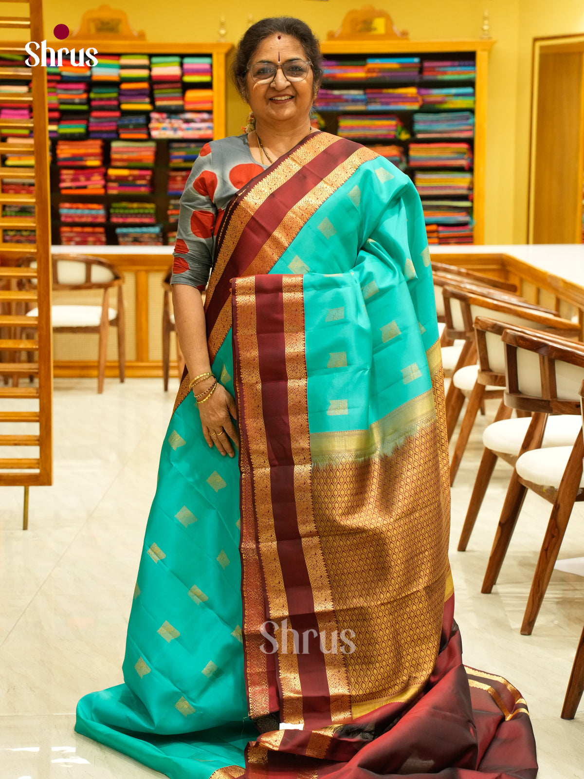 Kanchipuram-halfpure Saree - EH01112
