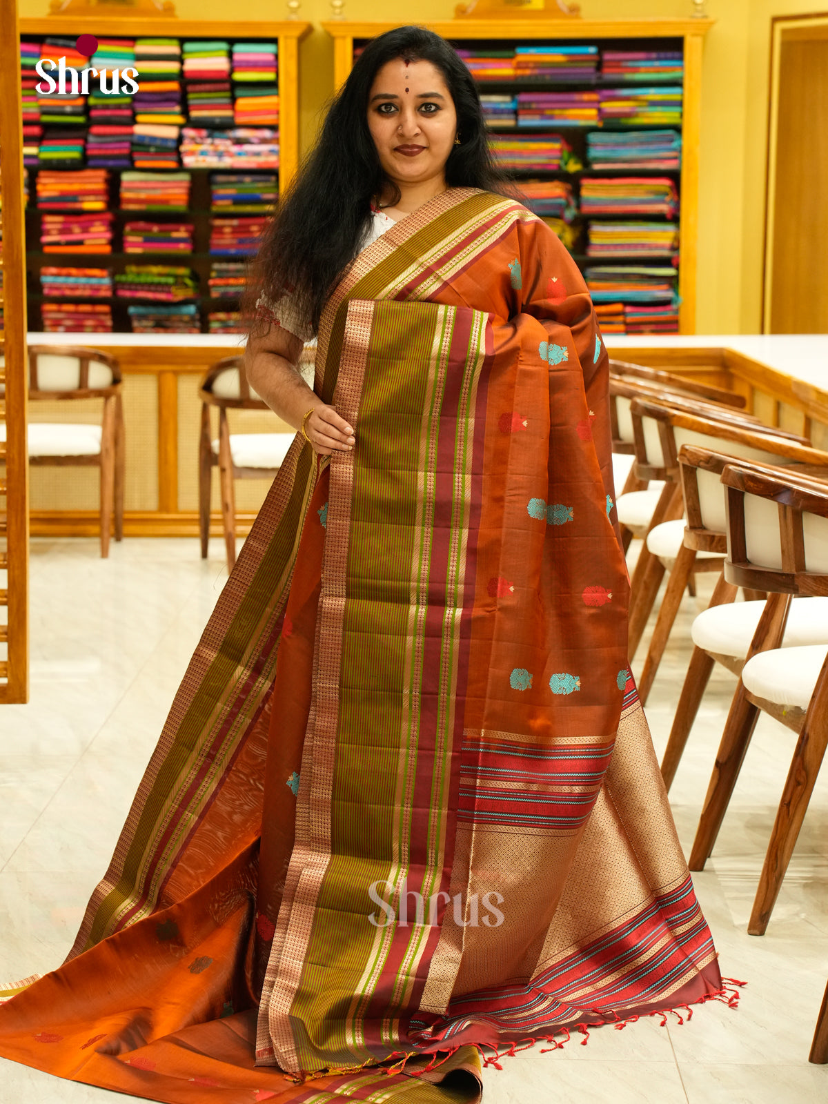 Soft Silk Saree - EH01136 - Shop on Shrus.com