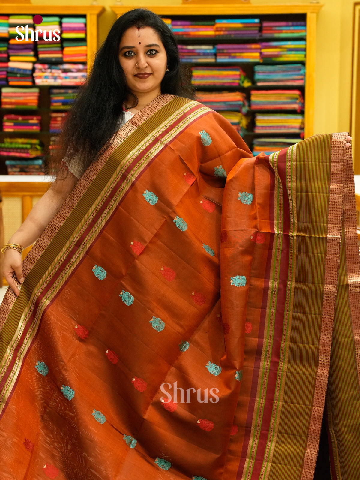 Soft Silk Saree - EH01136 - Shop on Shrus.com